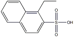 1-Ethyl-2-naphthalenesulfonic acid Struktur