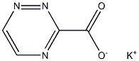 1,2,4-Triazine-3-carboxylic acid potassium salt Struktur