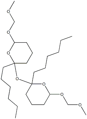 6-(Methoxymethoxy)hexyl(tetrahydro-2H-pyran-2-yl) ether Struktur