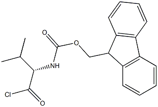 N-(9H-Fluorene-9-ylmethoxycarbonyl)-L-valine chloride Struktur