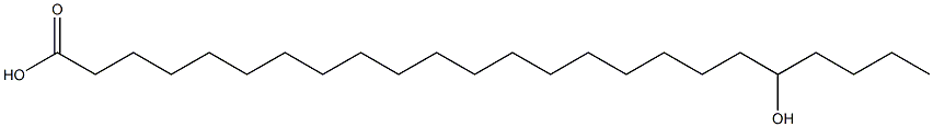 20-Hydroxytetracosanoic acid Struktur