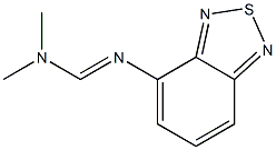 N2-(2,1,3-Benzothiadiazol-4-yl)-N1,N1-dimethylformamidine Struktur