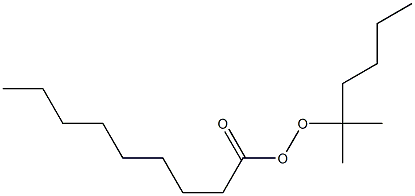 Nonaneperoxoic acid 1,1-dimethylpentyl ester Struktur