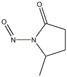 5-Methyl-1-nitroso-2-pyrrolidone Struktur