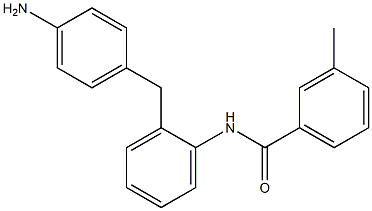 4-[2-[(3-Methylbenzoyl)amino]benzyl]aniline Struktur