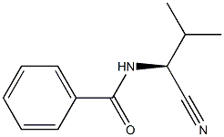 (-)-N-[(S)-1-Cyano-2-methylpropyl]benzamide Struktur