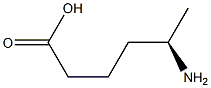 [R,(+)]-5-Aminohexanoic acid Struktur