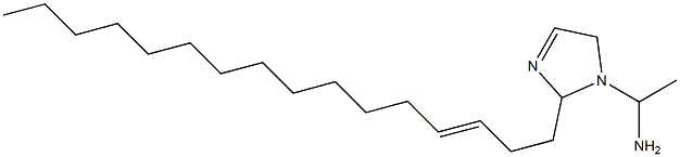 1-(1-Aminoethyl)-2-(3-hexadecenyl)-3-imidazoline Struktur