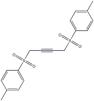 1,4-Bis(4-methylphenylsulfonyl)-2-butyne Struktur