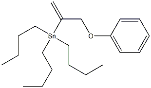 1-(Tributylstannyl)-1-(phenoxymethyl)-ethene Struktur