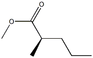 [R,(-)]-2-Methylvaleric acid methyl ester Struktur