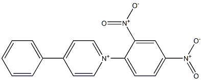 1-(2,4-Dinitrophenyl)-4-phenylpyridinium Struktur