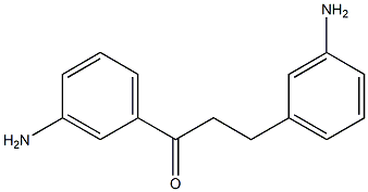 1,3-Bis(3-aminophenyl)-1-propanone Struktur