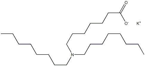 7-(Dioctylamino)heptanoic acid potassium salt Struktur