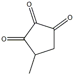 1-Methylcyclopentane-2,3,4-trione Struktur