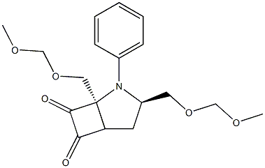 (2R,5R)-2,5-Bis(methoxymethoxymethyl)-1-phenyloxalyltetrahydro-1H-pyrrole Struktur