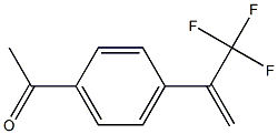 4'-(1-Trifluoromethylethenyl)acetophenone Struktur