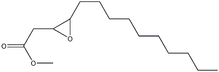 3,4-Epoxytetradecanoic acid methyl ester Struktur