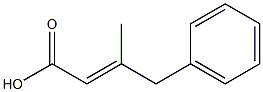 3-Methyl-4-phenyl-2-butenoic acid Struktur