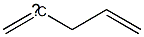 1-Methylene-3-butenyl radical Struktur