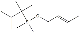 (E)-4-[[(1,1,2-Trimethylpropyl)dimethylsilyl]oxy]-2-butene Struktur