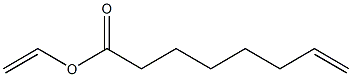 7-Octenoic acid ethenyl ester Struktur