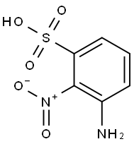 3-Amino-2-nitrobenzenesulfonic acid Struktur