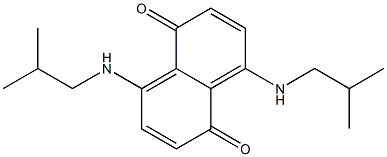 4,8-Bis(isobutylamino)naphthalene-1,5-dione Struktur