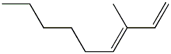 (3E)-3-Methyl-1,3-nonadiene Struktur