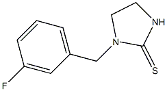 4,5-Dihydro-3-(3-fluorobenzyl)-1H-imidazole-2(3H)-thione Struktur