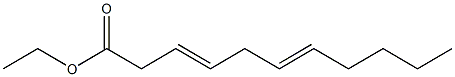 3,6-Undecadienoic acid ethyl ester Struktur