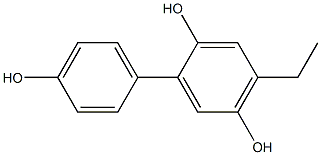 4-Ethyl-1,1'-biphenyl-2,4',5-triol Struktur