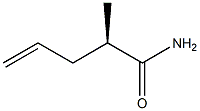 [R,(-)]-2-Methyl-4-pentenamide Struktur