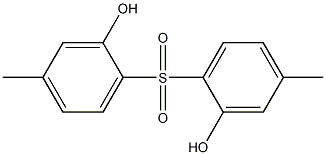 2,2'-Sulfonylbis(5-methylphenol) Struktur