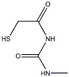 1-Methyl-3-(mercaptoacetyl)urea Struktur