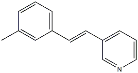 3-(3-Methylstyryl)pyridine Struktur