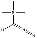 (Trimethylsilyl)diazomethyllithium Struktur