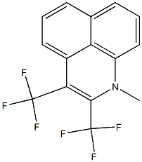 1-Methyl-2,3-bis(trifluoromethyl)-1H-benzo[de]quinoline Struktur