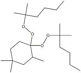 2,4,4-Trimethyl-1,1-bis(1,1-dimethylpentylperoxy)cyclohexane Struktur