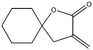 3-Methylene-2-oxo-1-oxaspiro[4.5]decane Struktur