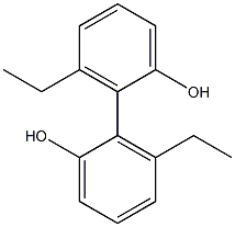 3,3'-Diethyl-2,2'-biphenol Struktur