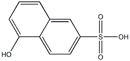 5-Hydroxy-2-naphthalenesulfonic acid Struktur