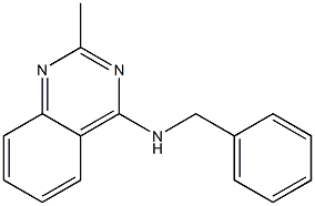 2-Methyl-4-(benzylamino)quinazoline Struktur