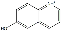 6-Hydroxyquinolinium Struktur