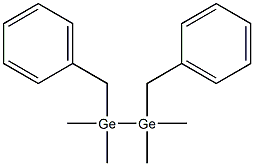 1,2-Dibenzyl-1,1,2,2-tetramethyldigermane Struktur