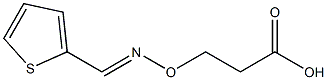 3-[[(E)-(2-Thienyl)methylene]aminooxy]propionic acid Struktur