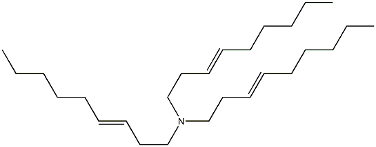 Tri(3-nonenyl)amine Structure