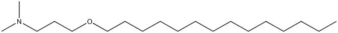 N,N-Dimethyl-3-tetradecyloxy-1-propanamine Struktur