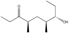 (4R,6S,7S)-4,6-Dimethyl-7-hydroxy-3-nonanone Struktur