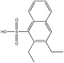 2,3-Diethyl-1-naphthalenesulfonic acid Struktur